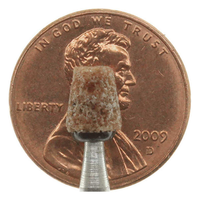 06.4mm - 1/4 x 1/4 inch Cone Grinding Stone - 1/8 inch shank - widgetsupply.com