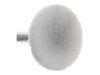 16.6mm - 21/32 inch White Grinding Wheel - 1/8 inch shank - USA - widgetsupply.com