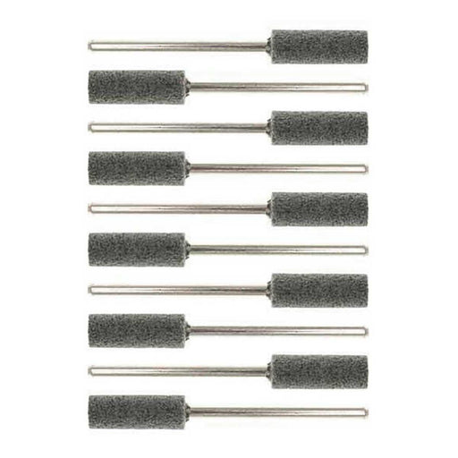 06.7mm - 1/4 x 11/16 inch Cylinder Grinding Stone - 3/32 shank - 10pc - widgetsupply.com