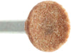 11.1mm - 7/16 x 1/4 inch Brown Grinding Stone - 1/8 inch shank - widgetsupply.com