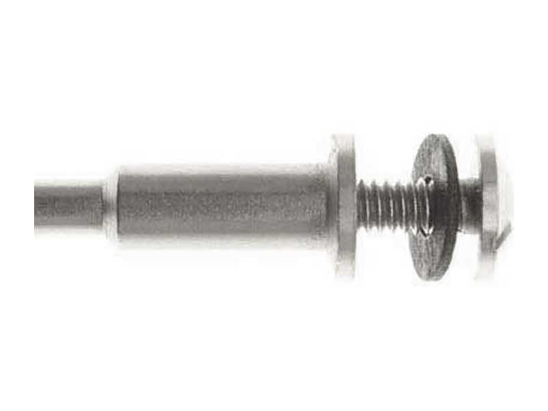 03.2mm - 1/8 inch Large Head Screw Mandrel - Germany - 1/8 inch shank - widgetsupply.com