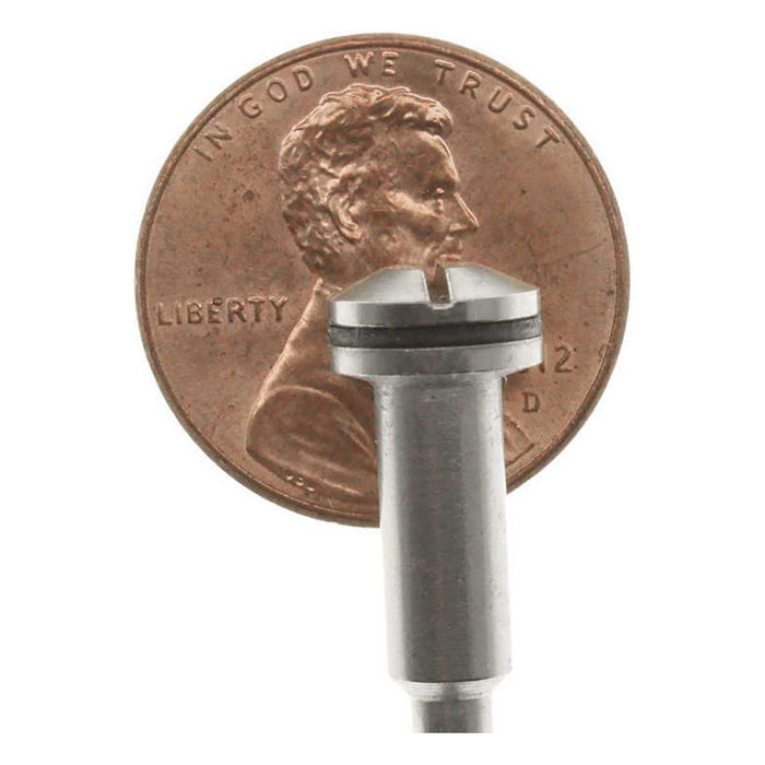 03.2mm - 1/8 inch Large Head Screw Mandrel - Germany - 1/8 inch shank - widgetsupply.com