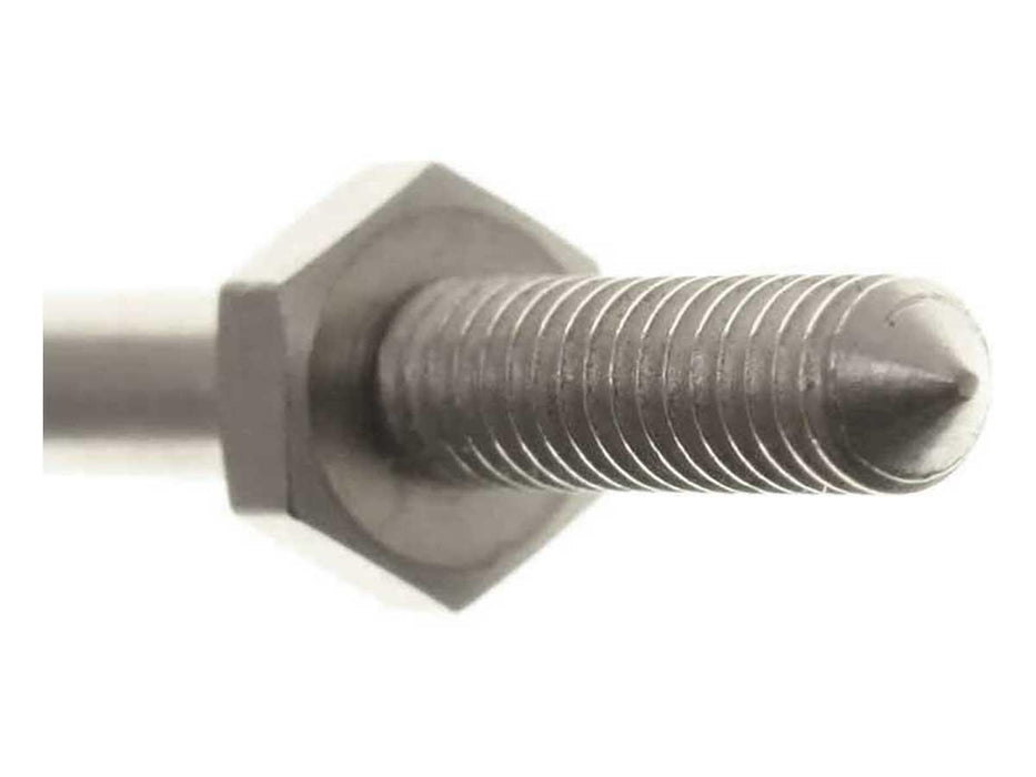 02.8mm - 7/64 inch Threaded Mandrel with Nut - 1/8 inch shank - widgetsupply.com