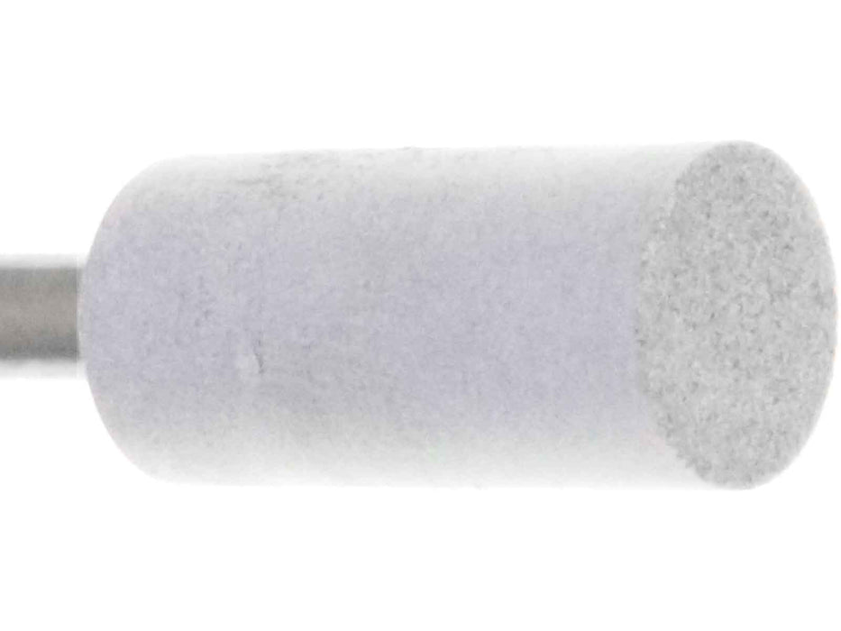 06.4mm - 1/4 inch Silicon Softies 80 Grit White Cylinder Polisher - Germany - widgetsupply.com