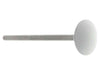 12.7mm - 1/2 inch Silicon Softies 80 Grit White Knife Wheel Polisher - Germany - widgetsupply.com