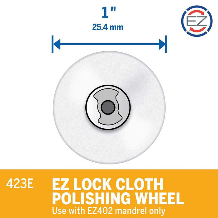 Dremel 423E EZ Lock Cloth Polishing Wheel - widgetsupply.com