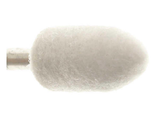 06.4mm - 1/4 x 1/2 inch BULLET Hard Felt Bob - 3/32 inch shank - widgetsupply.com