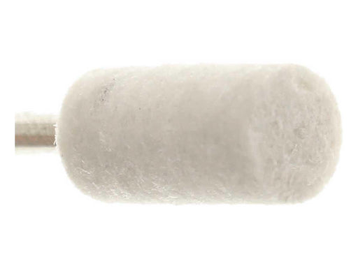 06.4mm - 1/4 x 1/2 inch CYLINDER Hard Felt Bob - 3/32 inch shank - widgetsupply.com