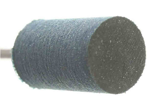 11.1mm - 7/16 inch 600 Grit Cylinder Rubber Polisher - 1/8 inch shank - widgetsupply.com