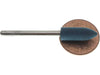 05.6mm - 7/32 x 11/16 inch 600 Grit Pointed Cylinder Rubber Polisher - 1/8 inch shank - widgetsupply.com