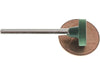 11.1mm - 7/16 inch 240 Grit Rubber Polishing Wheel - 1/8 inch shank - widgetsupply.com