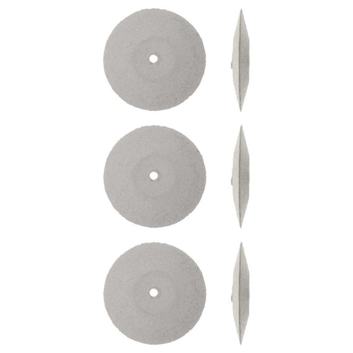 22.2mm - 7/8 inch Final Polish Knife Rubber Wheels - USA - 6pc - widgetsupply.com