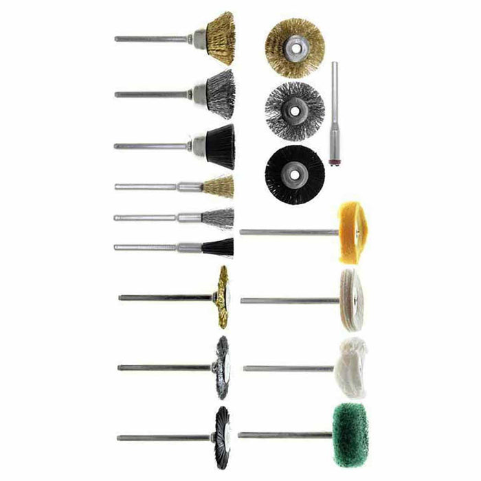 SE RA9017 17-Piece Cleaning Brush Kit for Rotary Tools