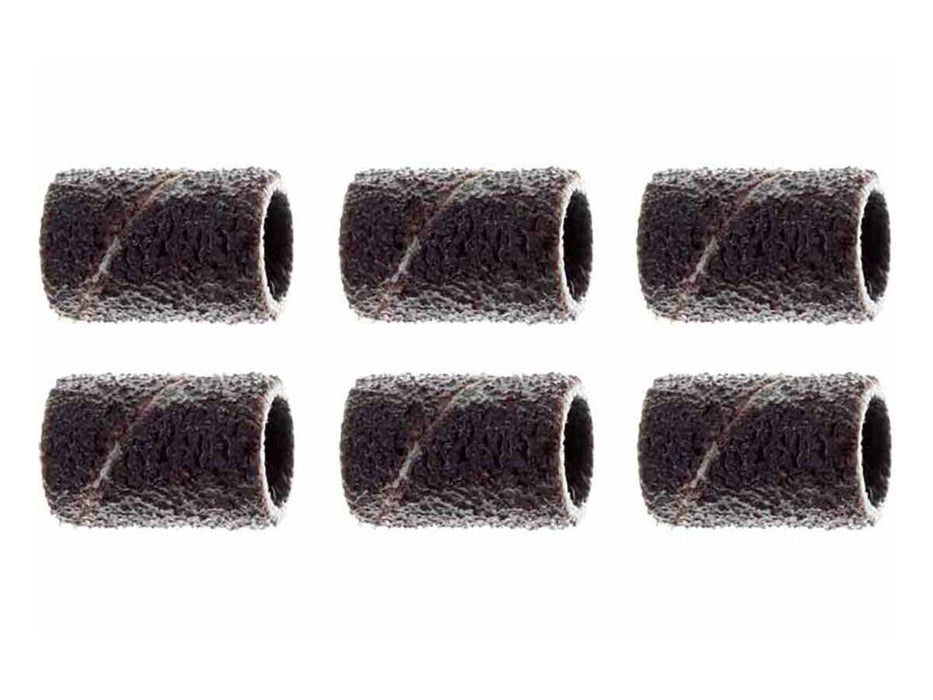 06.4mm - 1/4 x 1/2 inch 80 Grit Sanding Bands USA - 6pc - widgetsupply.com