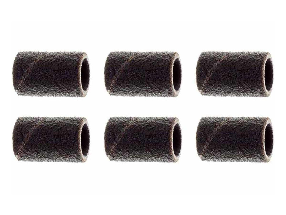 06.4mm - 1/4 x 1/2 inch 240 Grit Sanding Bands - USA - 6pc - widgetsupply.com