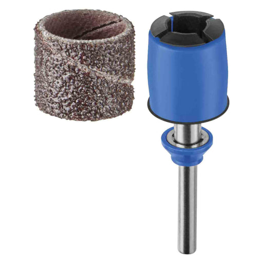  50pcs Sanding Drum Bands 40 Grit with 5pcs Sanding Mandrel Kit  Rotary Nail Drill Tool 1/2 Inch : Tools & Home Improvement