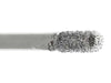 03.2mm 80 Grit Rounded Cylinder Diamond Burr - 1/8 inch shank - widgetsupply.com