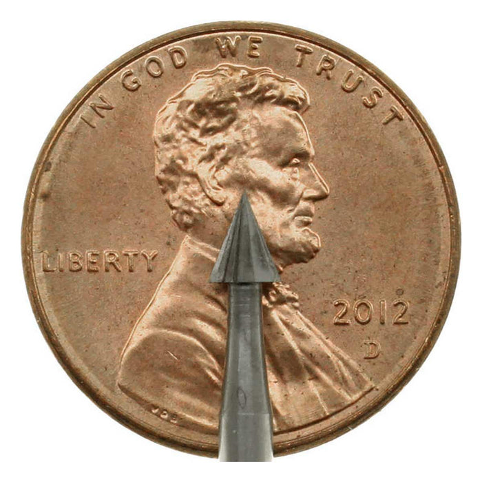 03.1mm Steel Cone Bur - Germany - 3/32 inch shank - widgetsupply.com