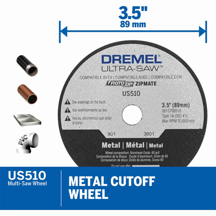 Dremel 4pc US510 Ultra-Saw Metal 60 — widgetsupply.com