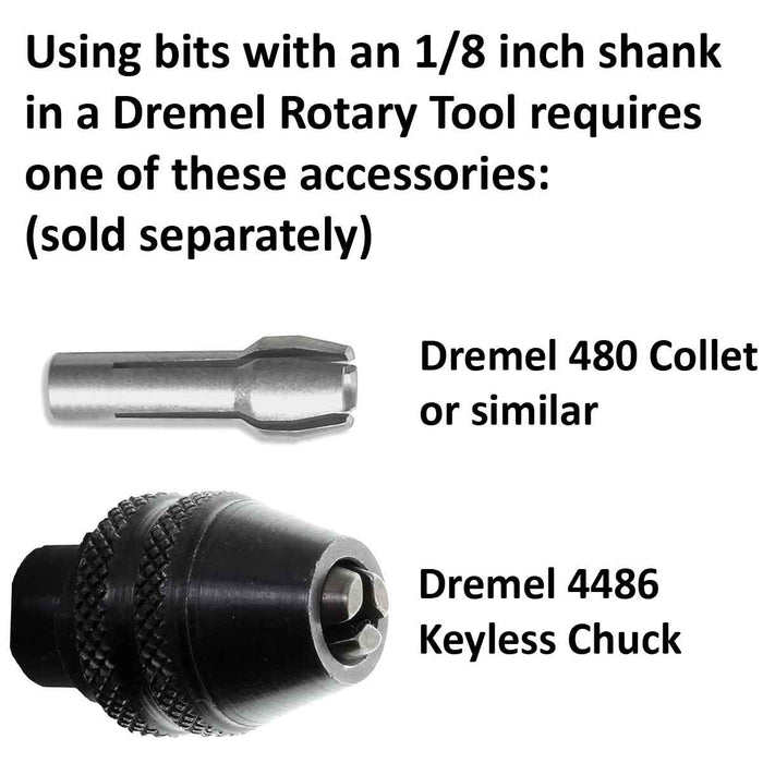 04mm 150 Grit Cylinder Diamond Burr - 1/8 inch shank - widgetsupply.com