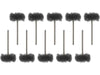 22mm - 7/8 inch 600 Grit Abrasive Buffing Wheel - 10pc - 1/8 inch shank - widgetsupply.com