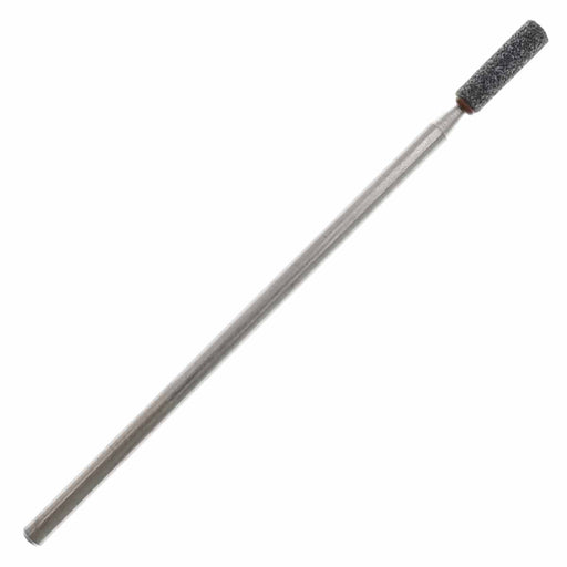03.9mm - 5/32 inch 100 Grit Grey Cylinder Grinding Stone, USA, 3 inch shank - widgetsupply.com