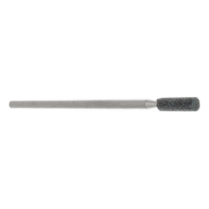 03.9mm - 5/32 inch 100 Grit Grey Cylinder Grinding Stone, USA, 3 inch shank - widgetsupply.com