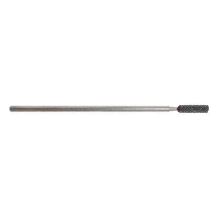 03.9mm - 5/32 inch 100 Grit Grey Cylinder Grinding Stone, USA, 3 inch shank - widgetsupply.com