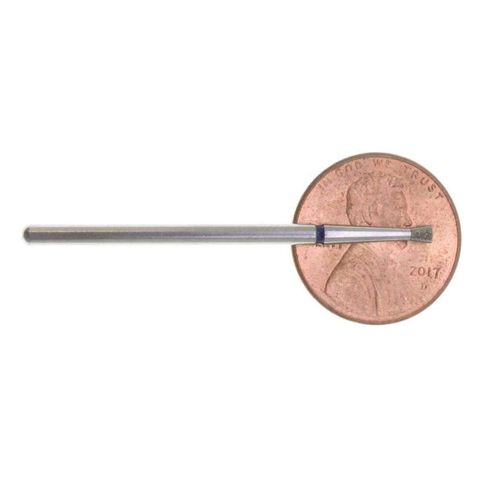 02.1 x 2.2mm Inverted Cone Diamond Bur - 150 Grit - 3/32 inch shank - widgetsupply.com