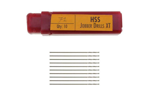 No 71 HSS Twist Drill Bits - Made in UK - 10pc - widgetsupply.com