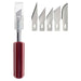Excel K5 Heavy Duty Knife Handle and 5 Blades, 19005, USA - widgetsupply.com