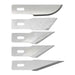 Excel 20004 Assorted Heavy Duty Knife Blades - 5pc - USA - widgetsupply.com