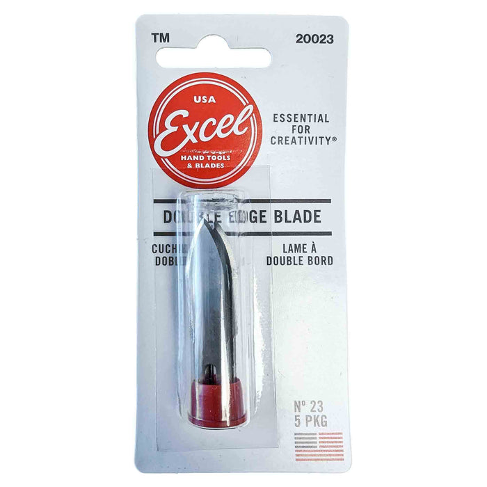Excel 20023 #23 Double Edge Stripping Knife Blade  - USA - 5pc - widgetsupply.com