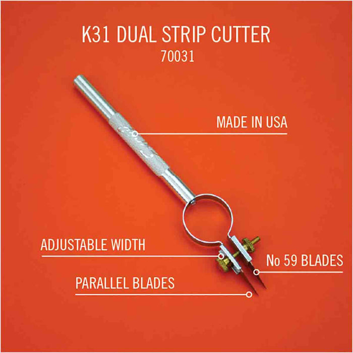 Excel 30608 Adjustable Dual Flex Parallel Cutter Set - Extra Blades - USA - widgetsupply.com
