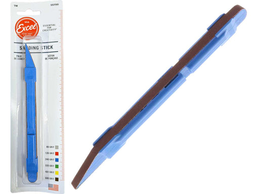 Excel 55713 - 240 Grit Blue Sanding Stick - USA - widgetsupply.com