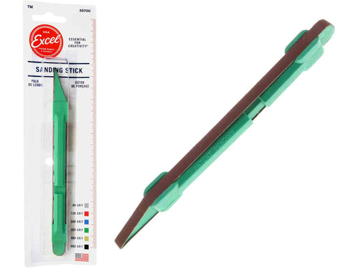 Excel 55714 - 320 Grit Green Sanding Stick - USA - widgetsupply.com