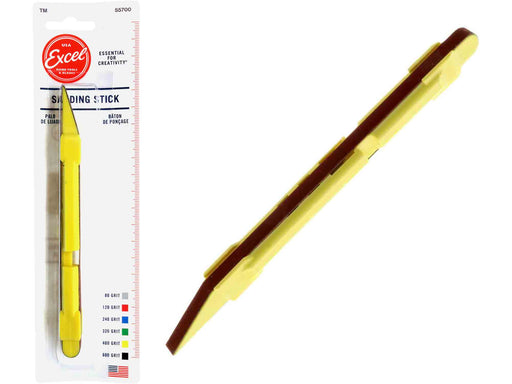 Excel 55715 - 400 Grit Yellow Sanding Stick - USA - widgetsupply.com