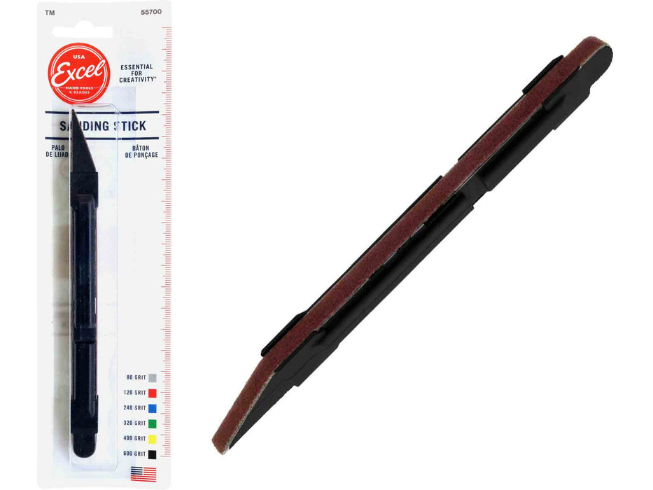 Excel 55716 - 600 Grit Black Sanding Stick - USA - widgetsupply.com