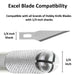 Excel K18 BLACK Soft Grip Knife USA - 16020 - widgetsupply.com