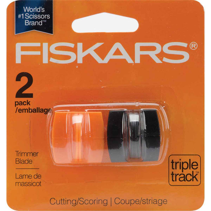 Fiskars 115550-1002 TripleTrack High Profile Cut & Score Blade Carriages - Style I - 2pc - widgetsupply.com