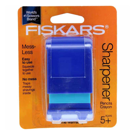 Fiskars 12-95900J Pencil and Crayon Sharpener - Color Varies - widgetsupply.com