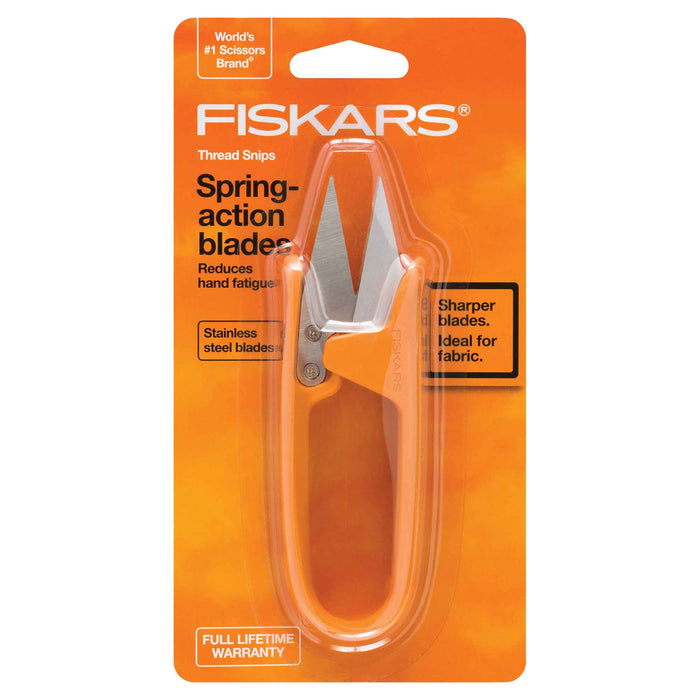 Fiskars 140160-1005 Premier Spring Action Thread Snips - widgetsupply.com