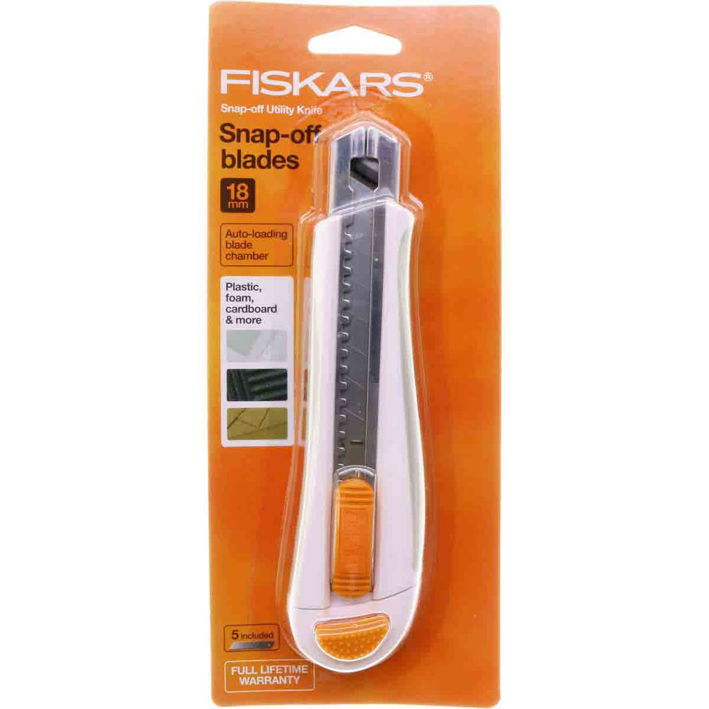 Rubber Grip Insert Utility Knife - 18mm Blade