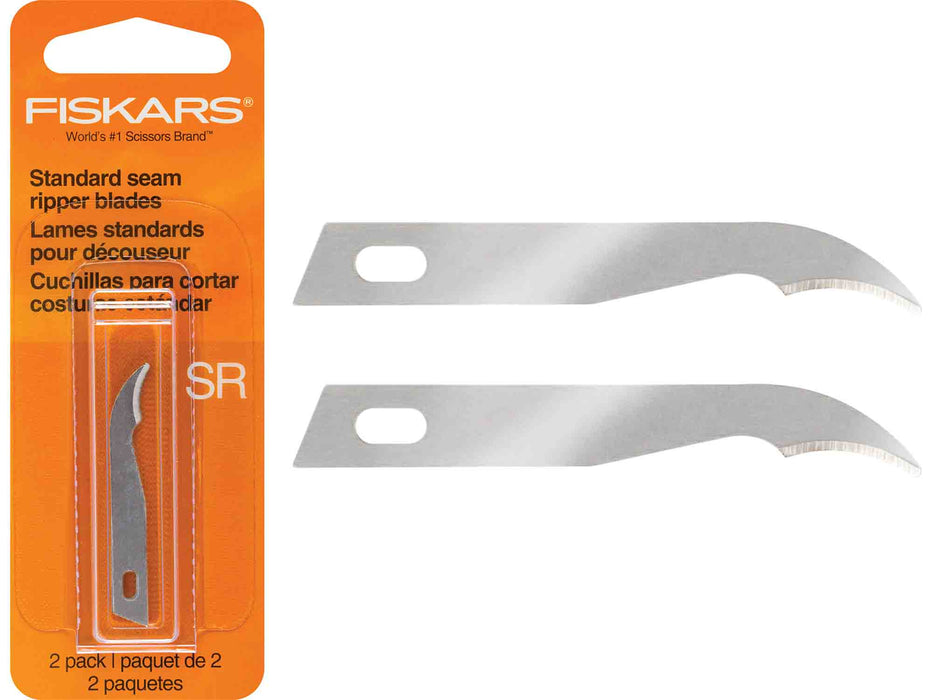 Fiskars 164030-1001 Standard Seam Ripper Blades - 2pc - widgetsupply.com