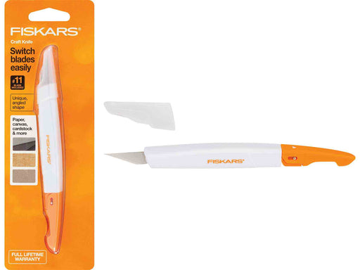 Fiskars 165110-1010 Easy Change Detail Craft Knife - widgetsupply.com