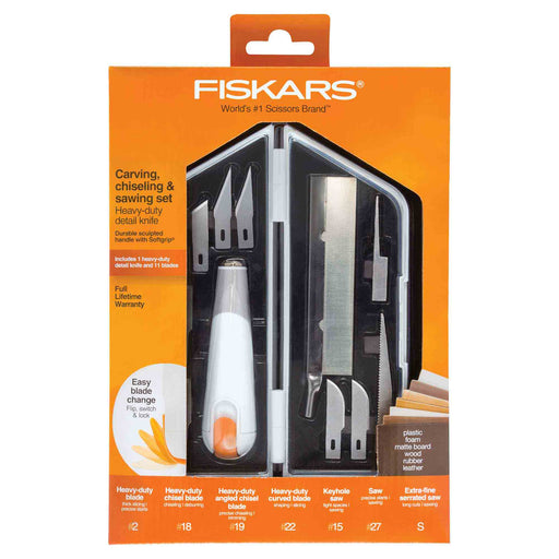 Fiskars 165190-1006 Heavy Duty Knife Set - widgetsupply.com