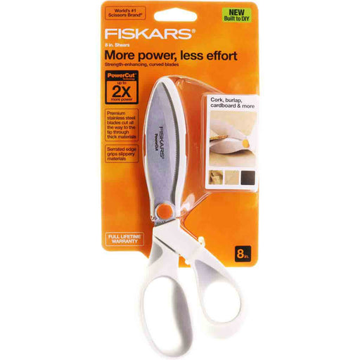 Fiskars 179800-1002 PowerCut Scissors - 8 inch - widgetsupply.com