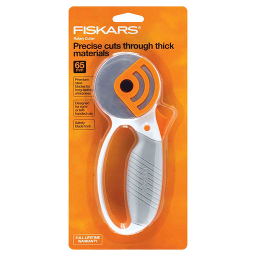 Fiskars 190160-1002 - 65mm Comfort Loop Rotary Cutter - widgetsupply.com