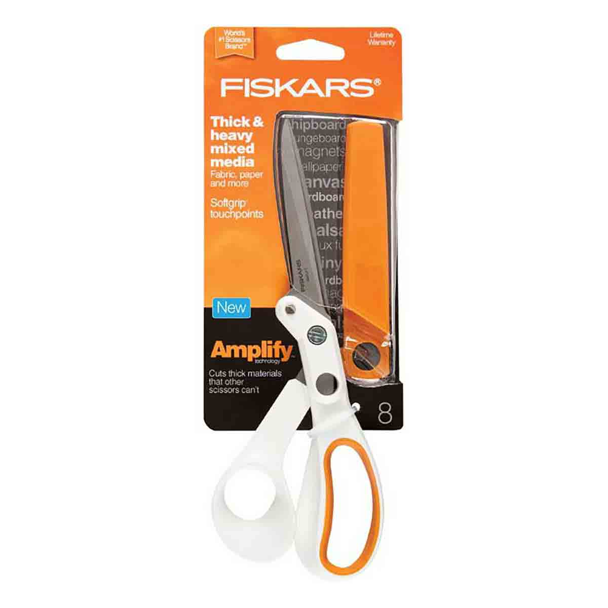 Fiskars 8in PowerCut Softgrip Shears