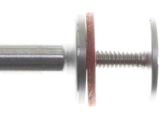 01.6mm - 1/16 inch Large Thin Head Screw Stainless Steel Mandrel, Germany, 3/32 inch shank - widgetsupply.com